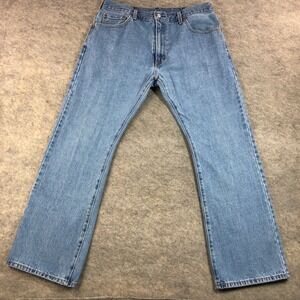 Levi Mens 36x32 Blue 517 Bootcut Denim Jeans